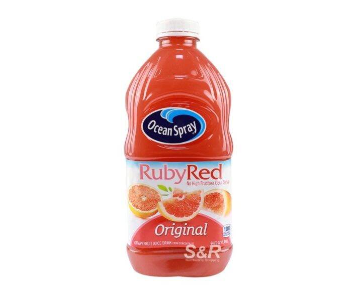 Ocean Spray Ruby Red Original Grapefruit Juice Drink 1.89L Exp Jan 24
