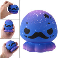 FUN Slow Rising Galaxy Octopus Squishies Squeeze Kids Toy Stress Reliever Aid Mobile Slow Rising Stress Reliever Squishy Toys Set