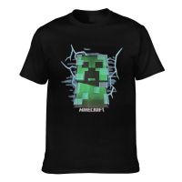 Mojang Minecraft Charged Creeper Graphic Polyester Dark Mens Short Sleeve T-Shirt