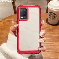 NORVIK เคสซิลิโคนกันกระแทกแดงใสสำหรับ Realme 11 Pro 11 Pro + C53 9 8 5G GT Neo 3 Neo 2T Neo 5G N6-1ฝาครอบโทรศัพท์ป้องกันการตก