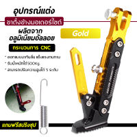 ทนทานปรับอลูมิเนียม 5 สีรถจักรยานยนต์ Cnc เท้ายึดขาตั้งกล้องมอเตอร์ยึดอุปกรณ์มอเตอร์ไซค์ด้านการปรับเปลี่ยนไม่ลื่นเท้าขาขาข้าง