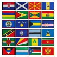 ◈▨ Barbados Bahamas Bolivia Kosovo Botswana Dominica Grenada Guyana Mauritius Seychelles Saint Lucia Suriname Scotland Flag Patches