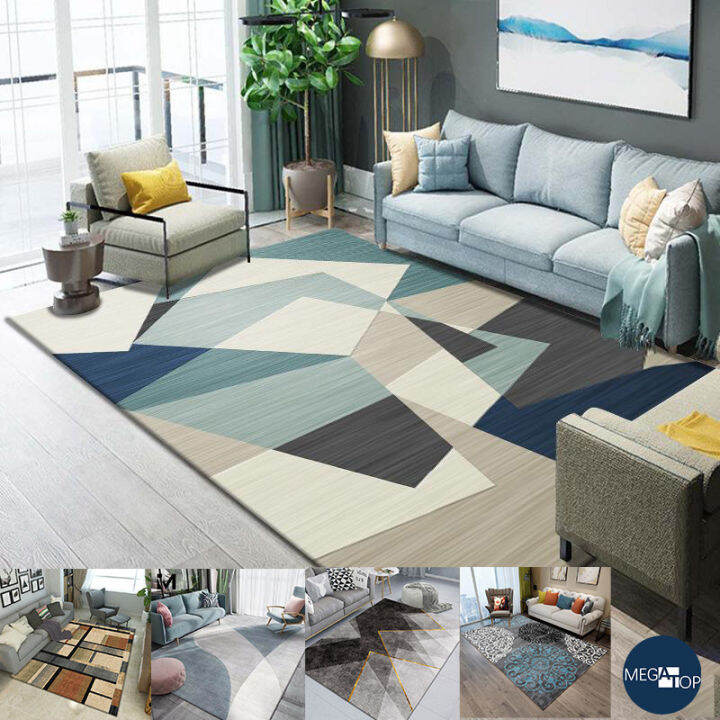 MEGATOP M/L/XL Crystal Velvet Carpet 3D Floor Mat carpet Floor Carpet