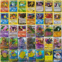 25Th Anniversary Flash Cards V PTCG Pikachu Charizard Trainer Battle Game Anime Collection