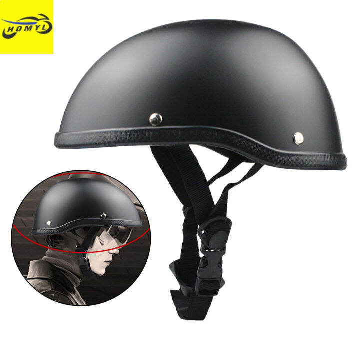 Homyl Summer German Style Motorcycle Half Face Helmet Head Protector ...