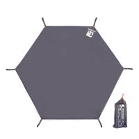 Hexagonal Tent Tarp Waterproof Hexagonal Ground Cloth Ground Sheet Mat For Camping Hiking Picnic Backpacking（No Tent Stakes） Sleeping Pads