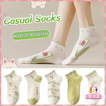 Biofresh Ladies' Green Tea Cotton Lite Casual Low Cut Socks 3