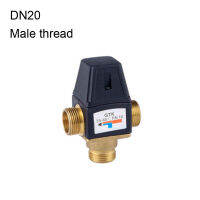 3 Way Thermostatic Mixer Valve DN2025 FemaleMale Thread Brass Thermostatic For Solar Water Heater Bathroom Accessory