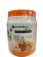 Dipso spa treatment wax ดิ๊พโซ่ สปา ทรีทเม้นท์ แว๊กซ์ (1000มล.) สีส้ม สูตรบำรุงผมเสียจากการทำเคมี มีส่วนผสมของน้ำมันสกัดจากจมูกข้าวสาลี และเคราติน