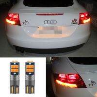 4ชิ้น Canbus หลอดไฟสัญญานเลี้ยวท้ายด้านหลังสำหรับ Audi TT MK2อุปกรณ์8J 2006-2014ข้อผิดพลาดตัวบ่งชี้หลังรถ Dunzheng9084295ไฟ LED