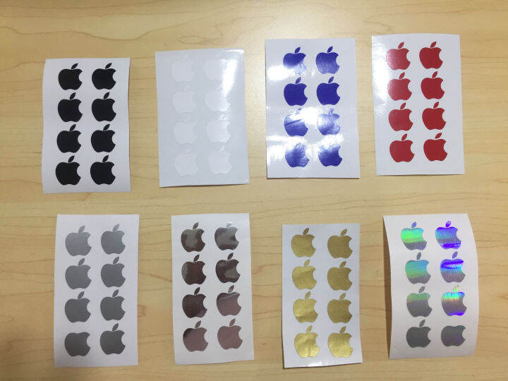 Apple Logo Inspired Stickers 2 - Cut-out Vinyl Stickers - Apple Logo