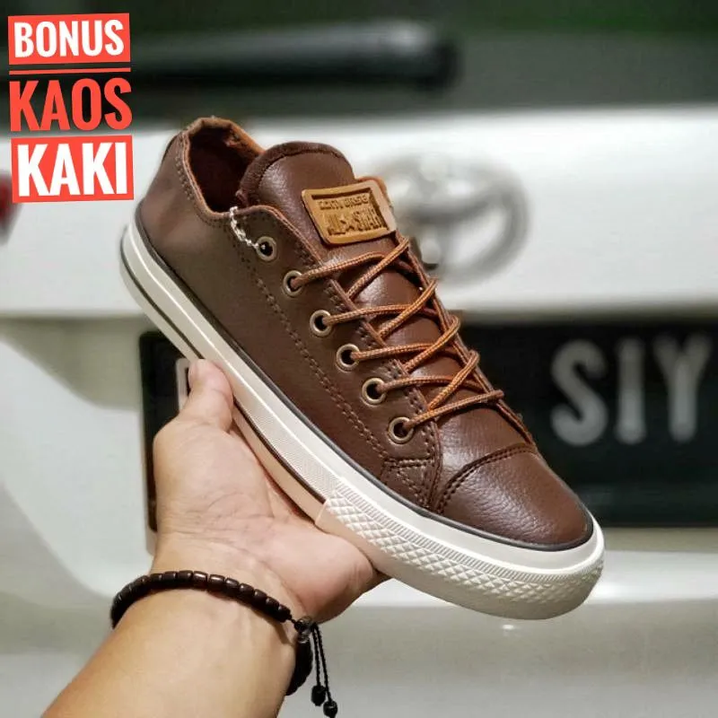 CONVERSE Sneakers Shoes Classic Classic Skin CT BROWN LOW PREMIUM SIZE 38-43 MADE IN VIETNAM | PH