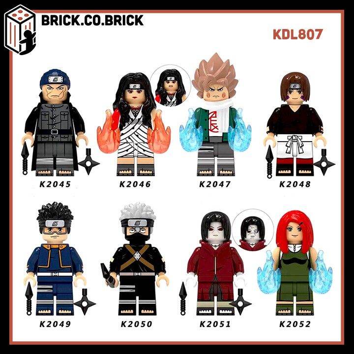 Naruto Đồ Chơi Lắp Ráp Mô Hình Anime Minifigure Naruto Kurenai Choji Kushina Uzumaki Ibiki Morino KDL807 Naruto Đồ Chơi Lắp Ráp Mô Hình Anime Minifigure Naruto Kurenai Choji Kushina Uzumaki Ibiki Morino KDL807