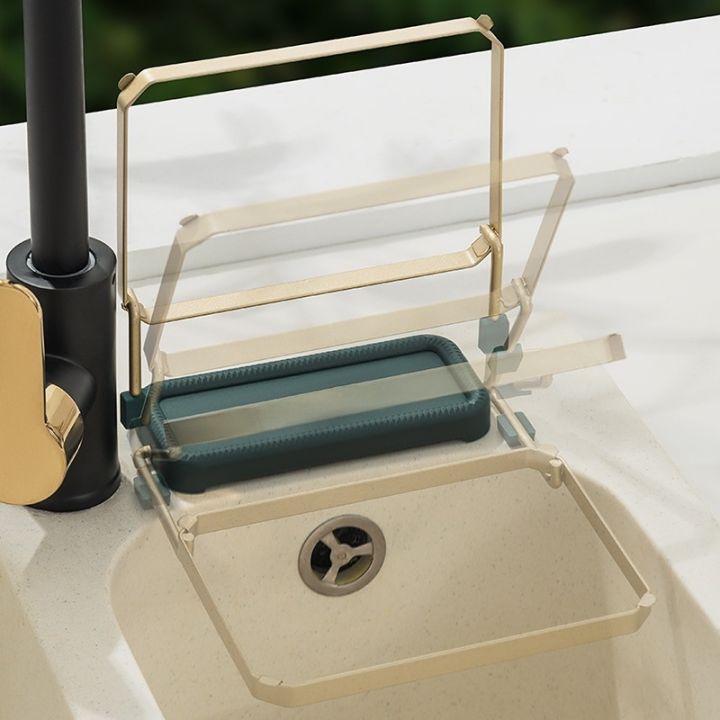 sink-filter-rack-kitchen-foldable-sink-strainer-mesh-bag-stand-waste-garbage-net-shelf-anti-clogging-disposable-garbage-mesh-bag