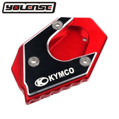 สำหรับ Kymco Xciting 250 300 350 400 400i 250i 300i 350i รถจักรยานยนต์ Kickstand Extension Pad แผ่นรองขยายขาตั้ง