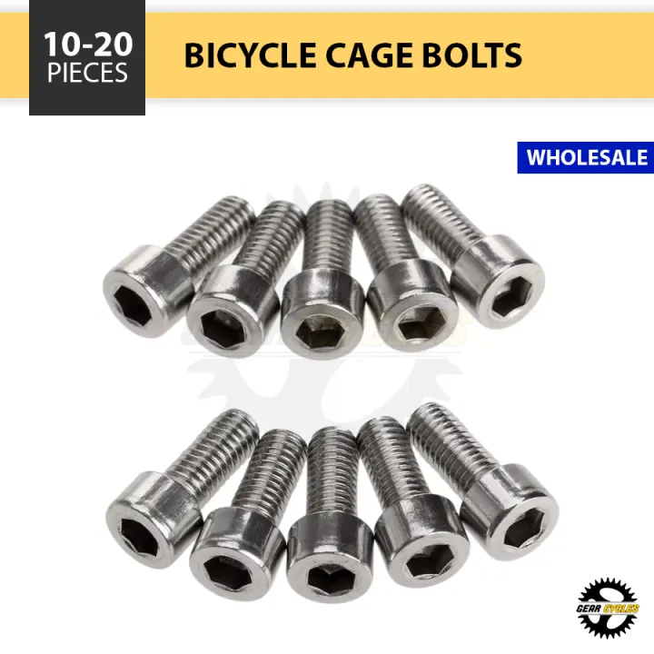 10/20 Pieces Bottle Cage Bolts Hex Tapping Screw Mountain Road Bike MTB
