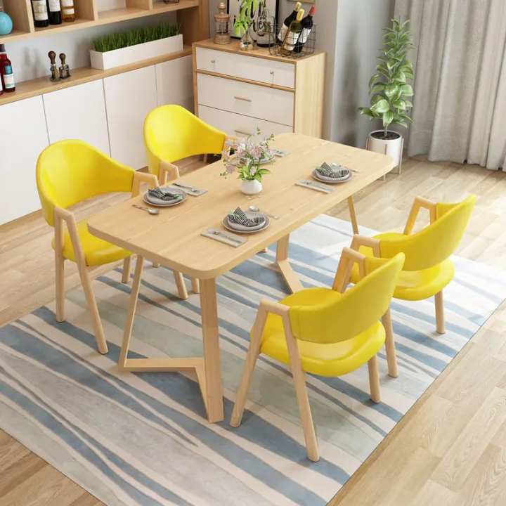 Dining Tables and Chairs Set Small Apartment Home Rectangular Dining