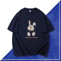 Luxury Rabbit Graphics Print Men High-Quality T Shirt Cotton Streetwear Casual Oversized Short Sleeve Free Shipping