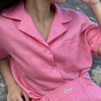 PLAYFUL SUMMER SHIRT | เสื้อเชิ้ตคอฮาวาย - สี Heartbeat