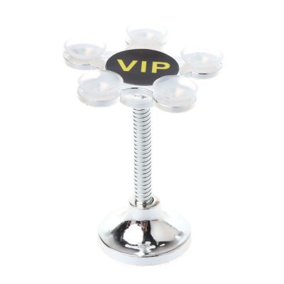 360 Degree Rotatable Metal Flower Magic Suction Cup Mobile Phone Holder Car Bracket for iPad iPhone Samsung Smartphones 37MC