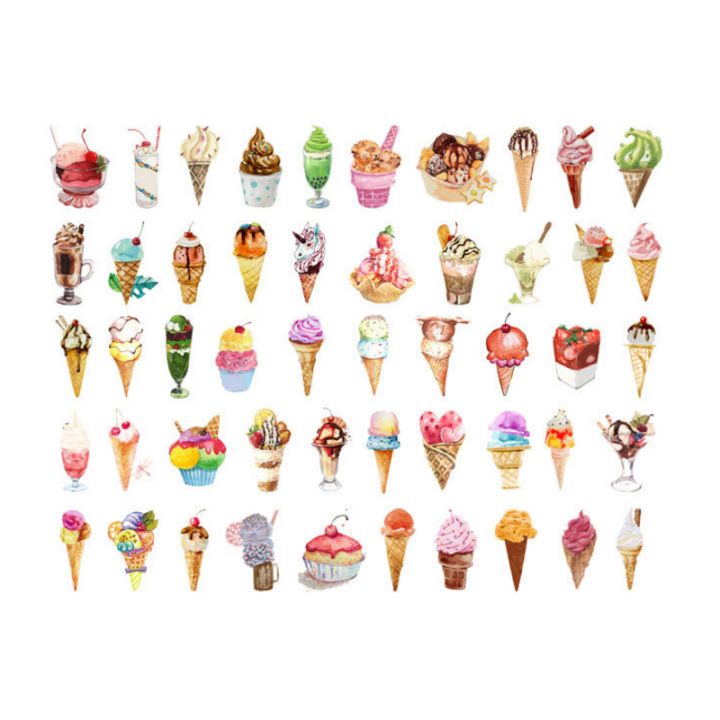 20pack-creative-kawaii-ice-cream-stickers-decor-diy-scrapbooking-label-seal-sticker-stationery-wholesale-free-shipping