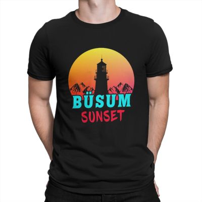 North Sea Coast T Shirt Men 100% Cotton Creative T-Shirts Crewneck Bad North Tee Shirt Short Sleeve Tops Gift