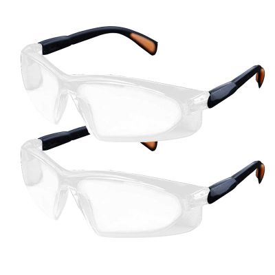 แว่นตาสายตาใสแว่นตาขี่จักรยานกลางแจ้ง1/2ชิ้นแว่นตานิรภัยกันลมกันทรายกันลมสำหรับห้องปฏิบัติการห้องปฏิบัติการ