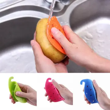 Fruit And Vegetable Brush Veggie Brushes Vegetable Scrubber Cleaning For  Carrot Potato Kitchen Supplies (1 Pc, Random Color)