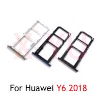 50ชิ้นเหมาะสำหรับ Huawei Y6 2018 2019 2020ที่ใส่ถาดซิมการ์ดช่องอะไหล่อะแดปเตอร์ซ่อมแซมชิ้นส่วน