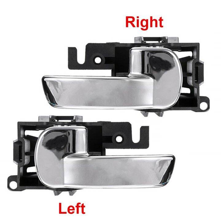 Interior 2x Car Door Handle Button Lock Cover For Rear Left Right For