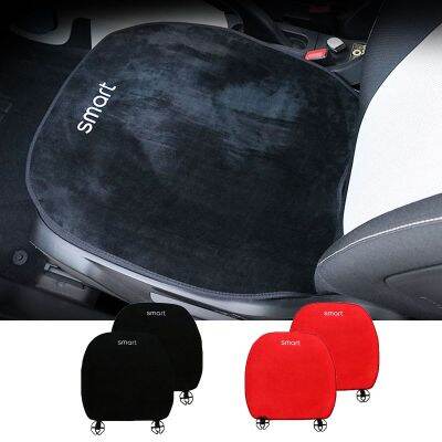 {Automobile accessories} สำหรับเบนซ์สมาร์ต Fortwo 451 453 Forfour 450 452 454 Cabrio Roadster Car Plush ให้ความอบอุ่นแผ่นคลุม Bantal Kursi อุปกรณ์เสริมเสื่อ