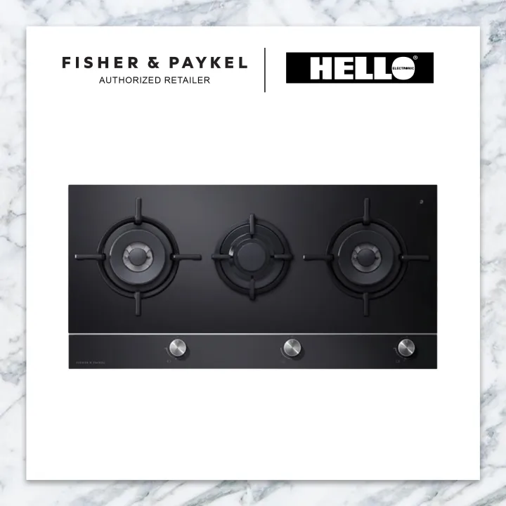 Fisher Paykel Gas On Glass Cooktop 90cm LPG CG903DLPGB Lazada