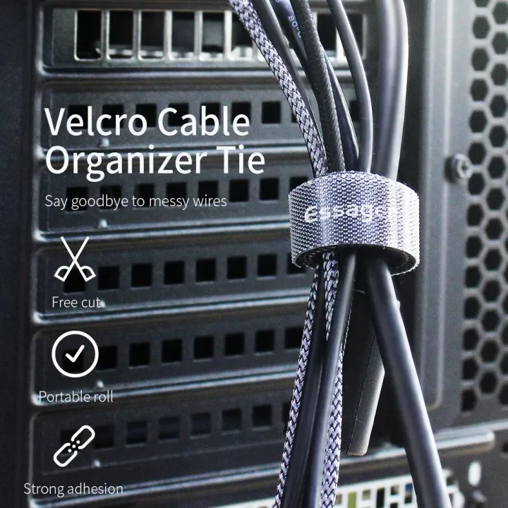 Essager Cable Organizer Earphone Headphone Charger Cable Protector Holder Wire Cord Winder Organiser Cable Management Compatible with iPhone Smartphones