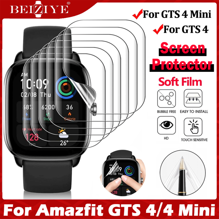 For Amazfit GTS 4 Mini Screen Protector Hydrogel Film Soft Screen