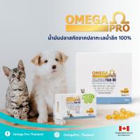 OMEGA PRO อาหารเสริม บำรุงขน สุนัข หมา แมว น้ำมันปลา โอเมก้า 3 เข้มข้นสูง