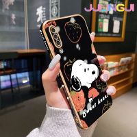 Jlingji เคสสำหรับ Samsung A50 A50s เคส A30s ลายการ์ตูนสนูปี้ใหม่เคสพื้นผิวขอบสี่เหลี่ยมแบบนิ่มซิลิกาเจลกันกระแทกเคสมือถือรวมทุกเลนส์กล้องถ่ายรูปฝาครอบป้องกัน