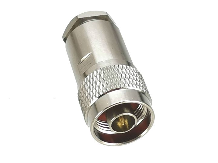 1pce-connector-n-male-plug-pin-clamp-rg8-rg213-rg165-lmr400-7d-fb-cable-straight-watering-systems-garden-hoses