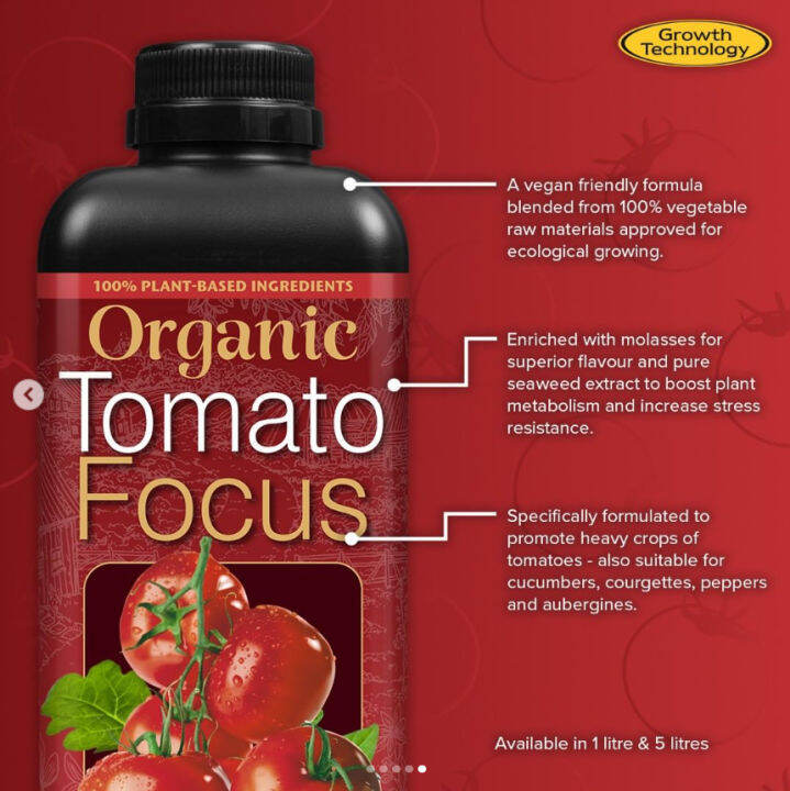Growth Technology Organic Tomato Focus (For flavour and yield