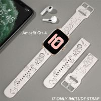 （Bar watchband）สร้อยข้อมือสำหรับ Amazfit Gts/2/3/2e/4 Mini Gtr 47Mm 42Mm อะไหล่ SmartWatch Correa 20Mm 22Mm สายนาฬิกาสำหรับ Amazfit Bip