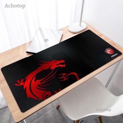 MSI Mouse Pad Large Gamer Anime Mouse Mat Pad Gaming Mousepad to Keyboard Laptop Computer Speed Mice Mouse Desk Play Mat