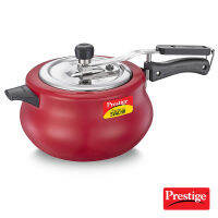 Prestige Svachh, 10753, 5 L, Nakshatra Duo Red Handi, with deep lid for Spillage Control