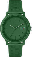 Lacoste.12.12 Mens Quartz Plastic and Silicone Strap Watch Green