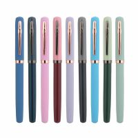 Luxury Quality 10 Colors Student School Supplies Stationery Office Fountain Pen New  Pens