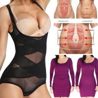 [HOT YUHIIIXWQQW 568] Slimming Bodysuit กางเกง Body Shaper เอวเทรนเนอร์ Shapewear ผู้หญิงหลังคลอด Recover เข็มขัดกระชับสัดส่วน Fajas Colombianas ชุดชั้นใน