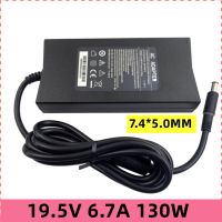 อะแดปเตอร์ AC Charger Laptop 19.5V 6.7A 130W สำหรับ Inspiron 15 5576 5577 7557 7559 7566 7567 17R N7110 XPS Gen 2 PA-4E P60F002สายไฟและอะแดปเตอร์