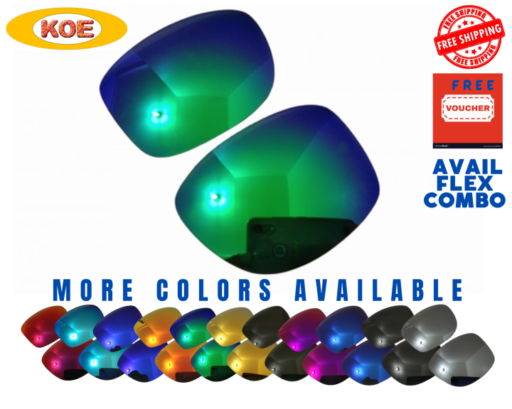 Jupiter squared Replacement Lenses Jade iridium Polarized Lens by