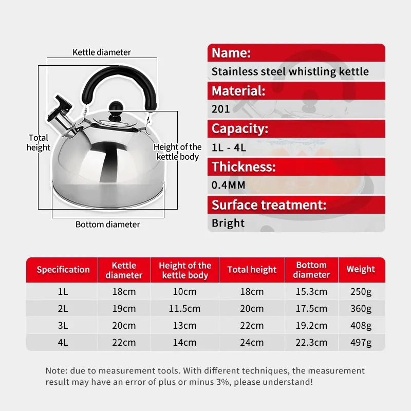 1l 2l 3l 4l whistling kettle