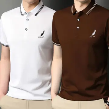 Luxury Brand Men's Polo Shirt 2023 Summer New 100%Cotton Short Sleeve Lapel  Embroidery Korean Trend Casual Cool T-shirt For Men