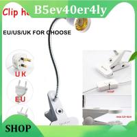 B5ev40er4ly Shop 360 Degrees Flexible Desk Lamp Holder E27 Base Socket Clip-On Cable With On Off Switch for Home Plant Grow Light