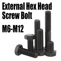 【cw】 1-4PCS M12 L 10-150mm Grade 12.9 External Hexagon Screw Outer Fastener